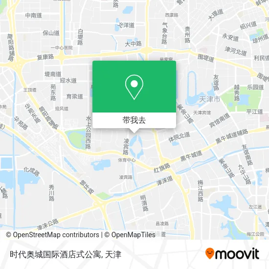 时代奥城国际酒店式公寓地图