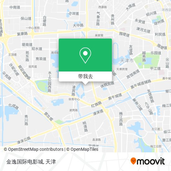 金逸国际电影城地图