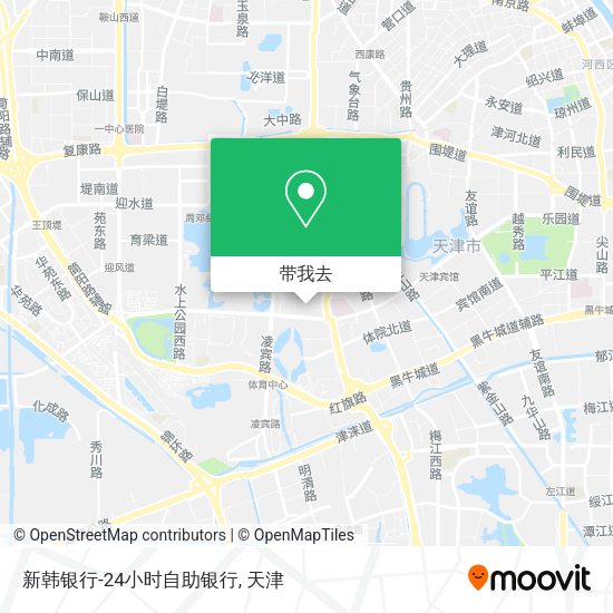 新韩银行-24小时自助银行地图