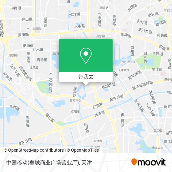 中国移动(奥城商业广场营业厅)地图