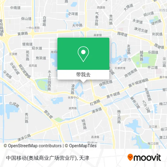 中国移动(奥城商业广场营业厅)地图
