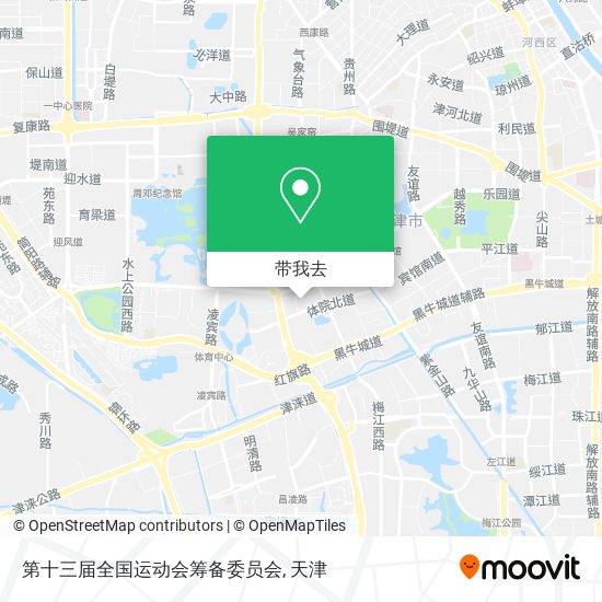 第十三届全国运动会筹备委员会地图
