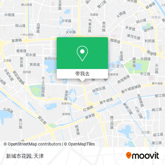 新城市花园地图