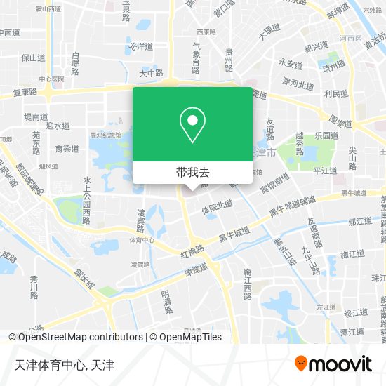 天津体育中心地图