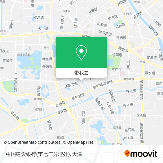 中国建设银行(李七庄分理处)地图