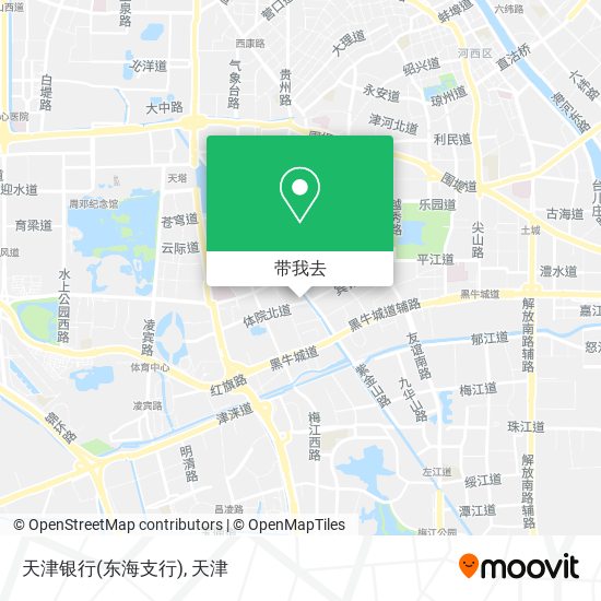 天津银行(东海支行)地图
