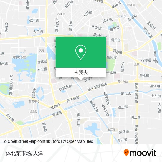 体北菜市场地图