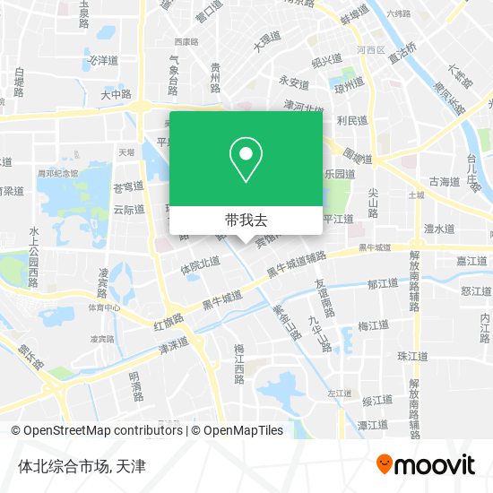 体北综合市场地图