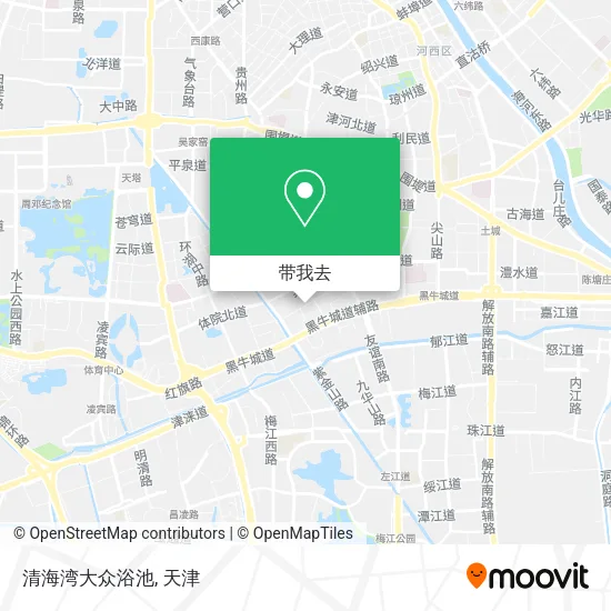 清海湾大众浴池地图