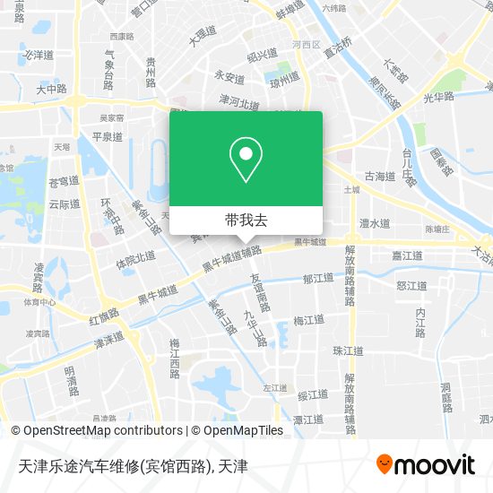 天津乐途汽车维修(宾馆西路)地图