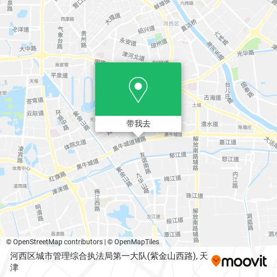河西区城市管理综合执法局第一大队(紫金山西路)地图