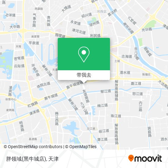 胖领域(黑牛城店)地图