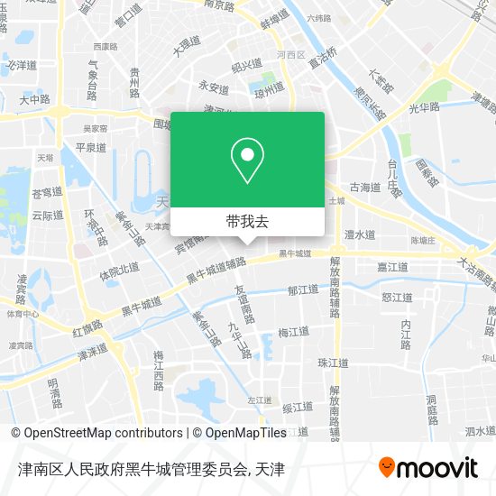 津南区人民政府黑牛城管理委员会地图