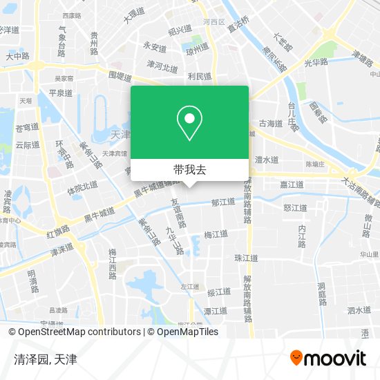 清泽园地图