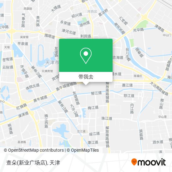 查朵(新业广场店)地图