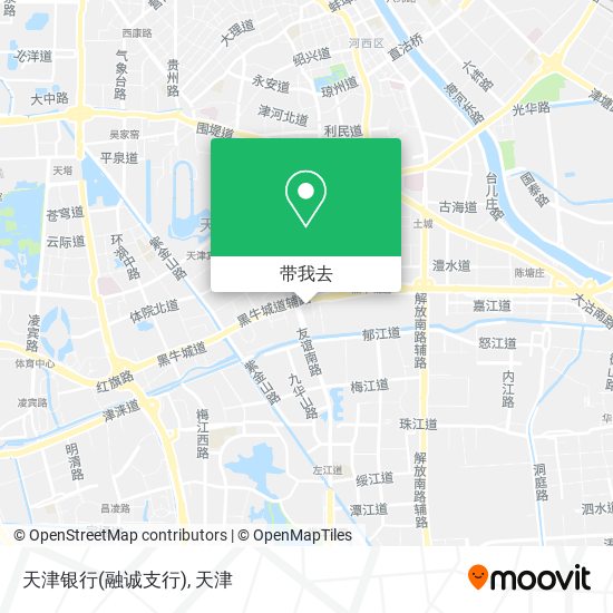 天津银行(融诚支行)地图