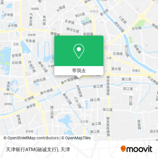 天津银行ATM(融诚支行)地图