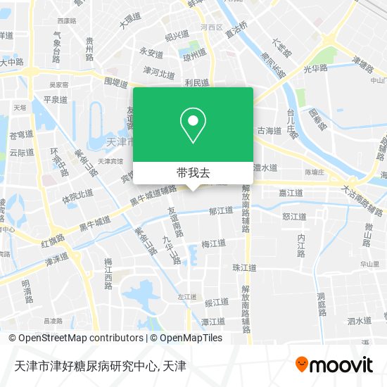 天津市津好糖尿病研究中心地图