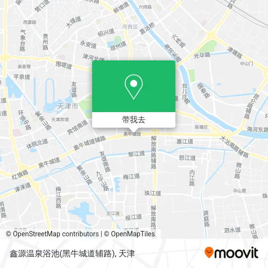 鑫源温泉浴池(黑牛城道辅路)地图