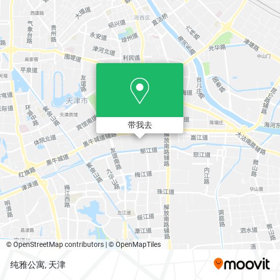 纯雅公寓地图