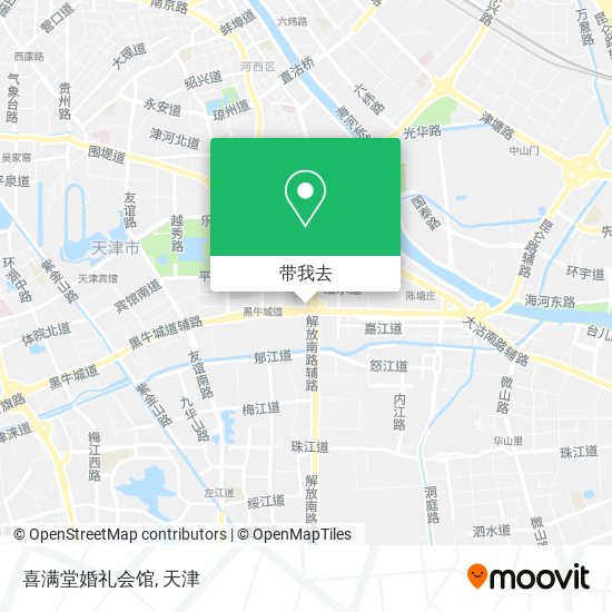 喜满堂婚礼会馆地图