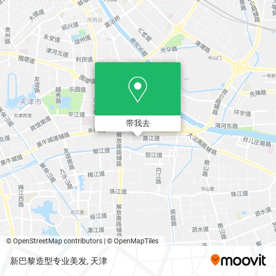 新巴黎造型专业美发地图