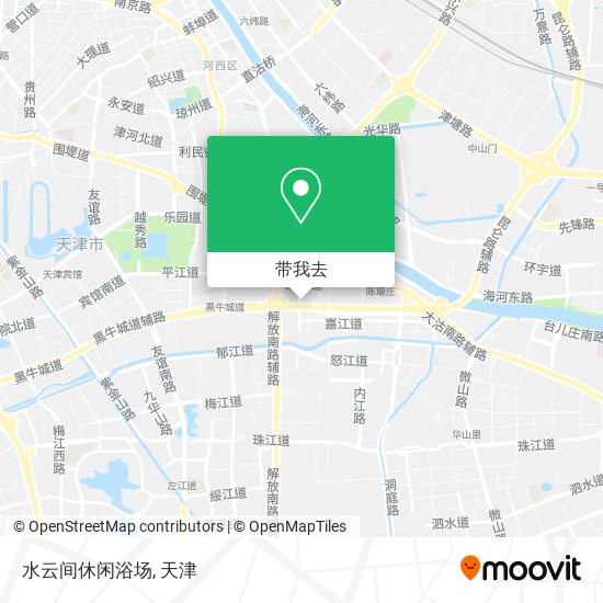 水云间休闲浴场地图