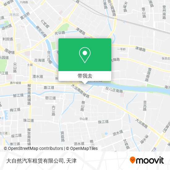 大自然汽车租赁有限公司地图