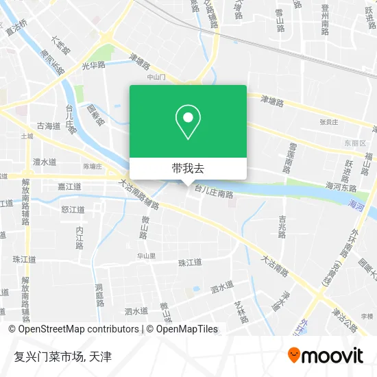 复兴门菜市场地图