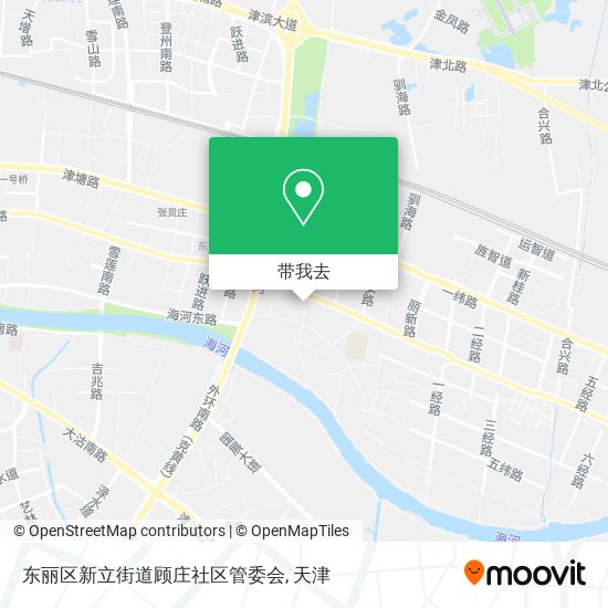 东丽区新立街道顾庄社区管委会地图