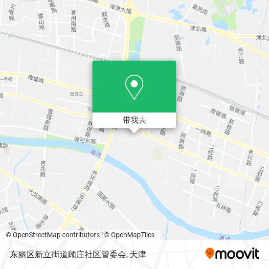 东丽区新立街道顾庄社区管委会地图