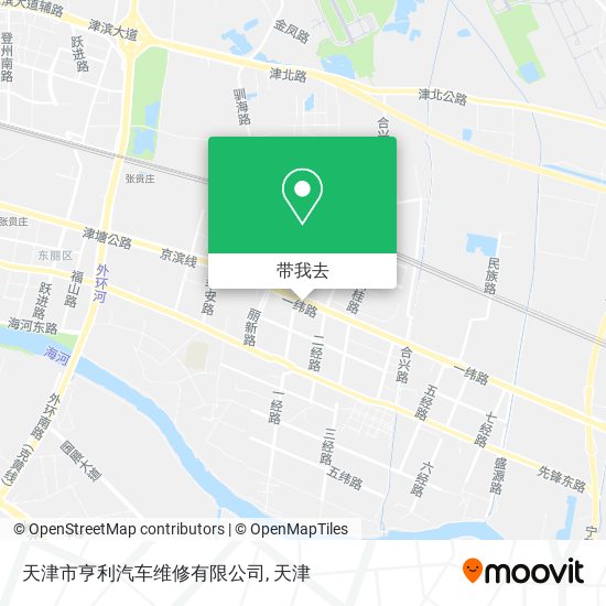 天津市亨利汽车维修有限公司地图