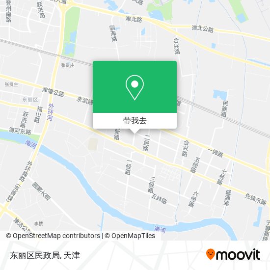 东丽区民政局地图