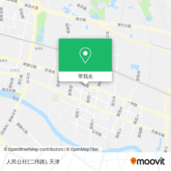 人民公社(二纬路)地图