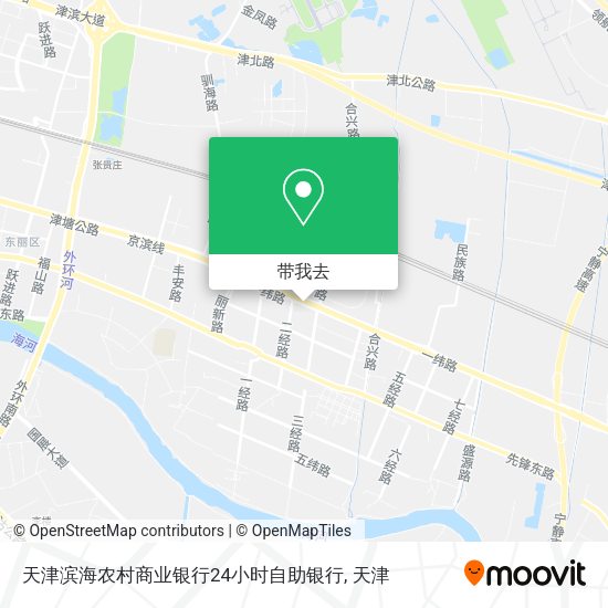 天津滨海农村商业银行24小时自助银行地图