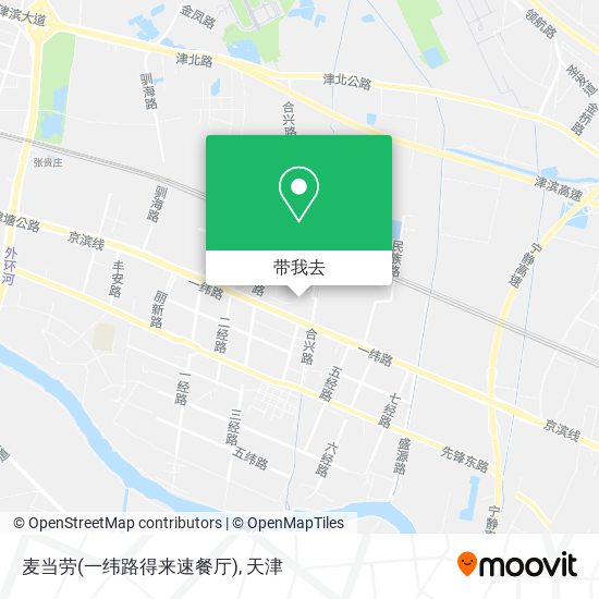 麦当劳(一纬路得来速餐厅)地图