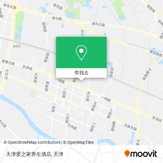 天津爱之家养生酒店地图