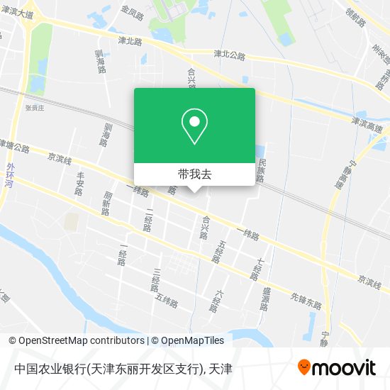 中国农业银行(天津东丽开发区支行)地图