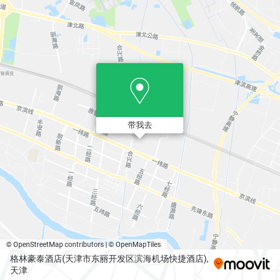 格林豪泰酒店(天津市东丽开发区滨海机场快捷酒店)地图