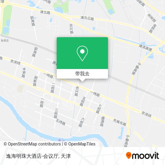 逸海明珠大酒店-会议厅地图