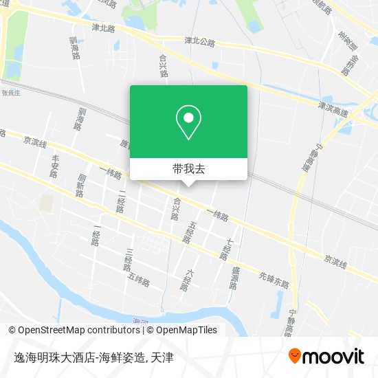 逸海明珠大酒店-海鲜姿造地图