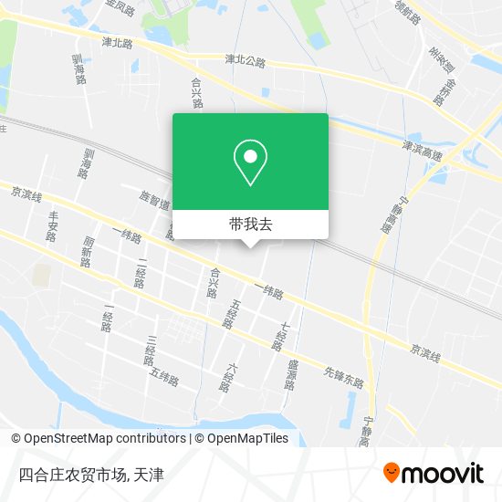 四合庄农贸市场地图