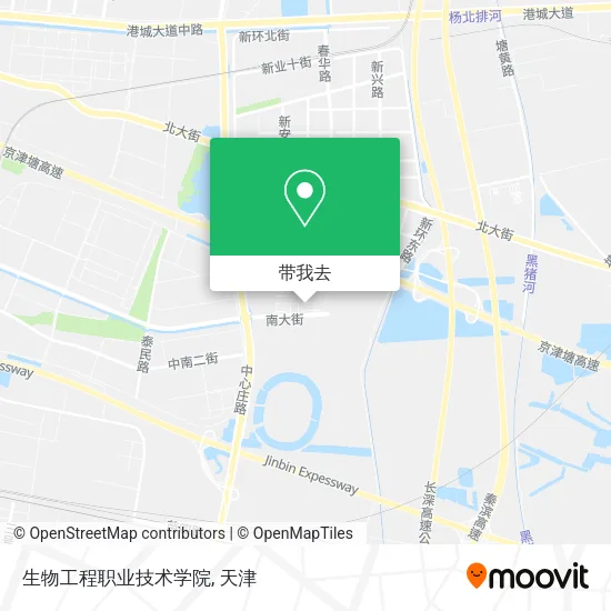 生物工程职业技术学院地图