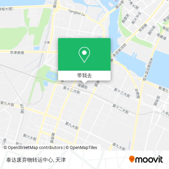 泰达废弃物转运中心地图