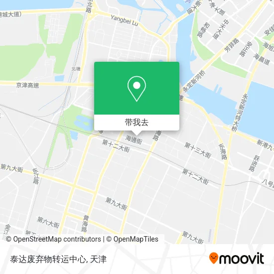 泰达废弃物转运中心地图