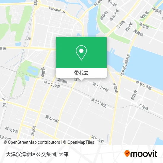 天津滨海新区公交集团地图