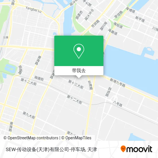 SEW-传动设备(天津)有限公司-停车场地图
