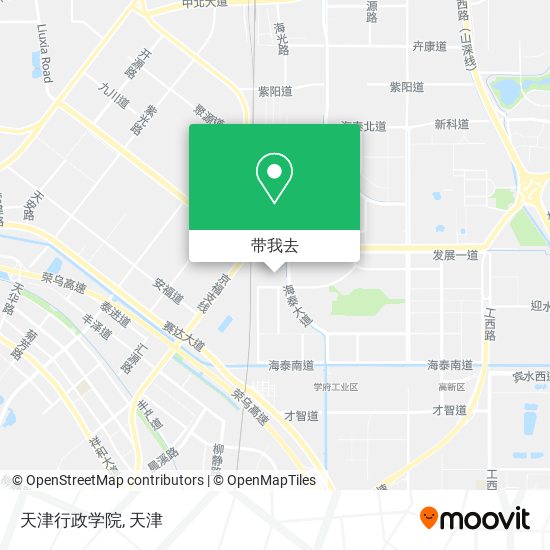 天津行政学院地图