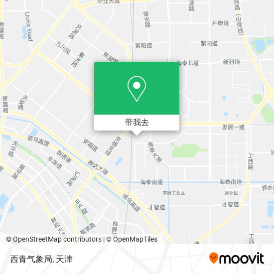 西青气象局地图
