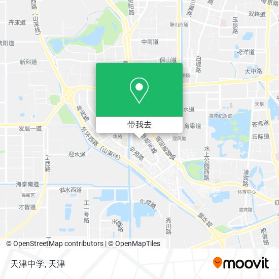天津中学地图